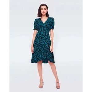 Diane Von Furstenberg Alexis dress giraffe print